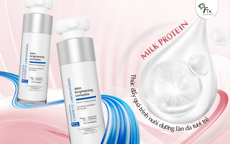 Protein sữa thúc đẩy quá trình nuôi dưỡng da tươi trẻ