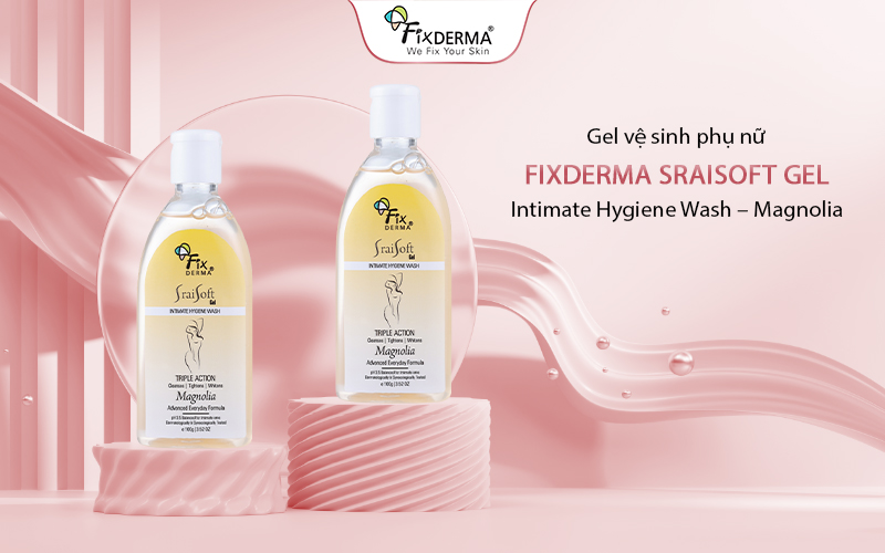 Gel vệ sinh phụ nữ Fixderma Sraisoft Gel Intimate Hygiene Wash – Magnolia (Mùi Mộc Lan)