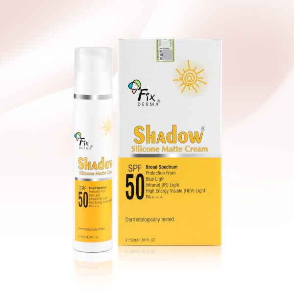 fixderma shadow silicone matte cream spf 50