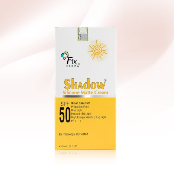 fixderma shadow silicone matte cream spf 50