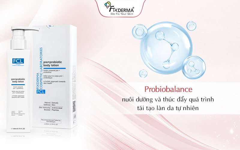 Probiobalance - thành phần “nguồn dinh dưỡng” thiết yếu cho tế bào da