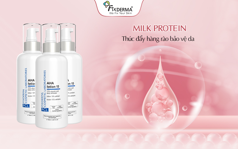 Milk Protein giúp thúc đẩy hàng rào bảo vệ da