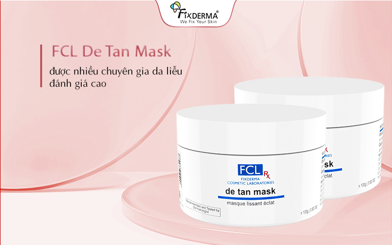FCL De Tan Mask kết hợp giữa làm sạch, phục hồi và dưỡng ẩm