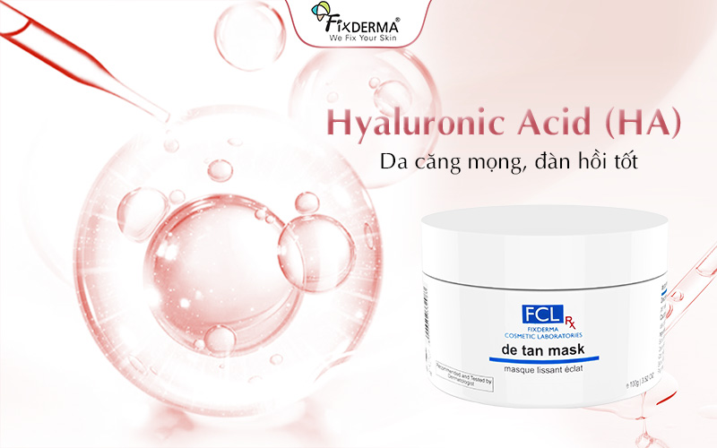Hyaluronic Acid giúp cung cấp và duy trì độ ẩm lý tưởng cho làn da