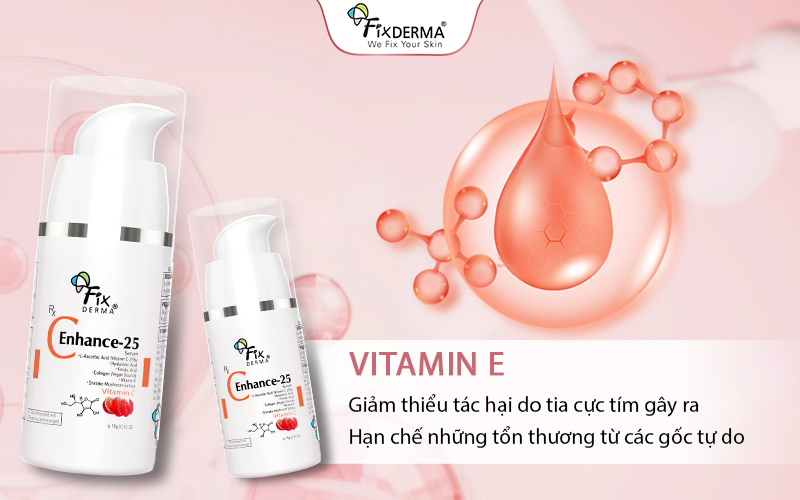 Vitamin E nuôi dưỡng và bảo vệ da