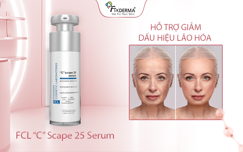 Serum hỗ trợ giảm dấu hiệu lão hóa FCL “C” Scape 25 Serum