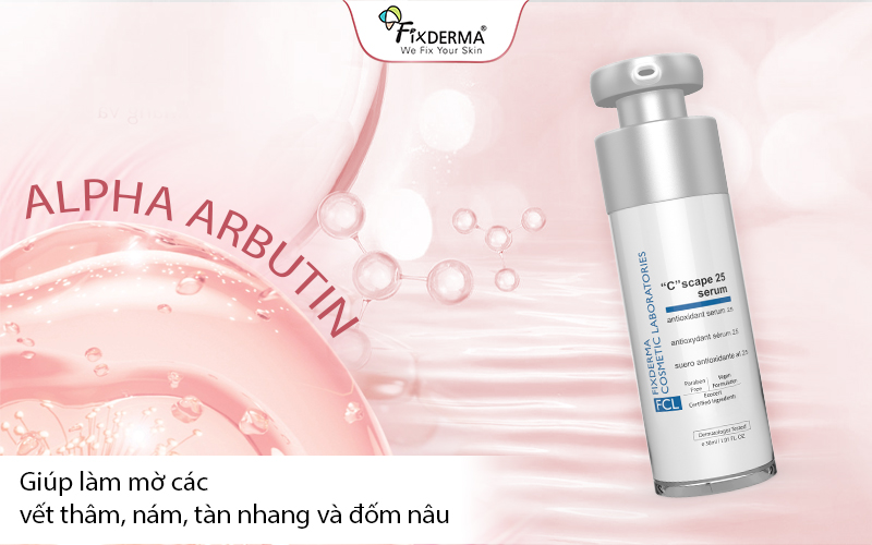 Alpha Arbutin là thành phần quen thuộc khi nói đến làm sáng da, đều màu