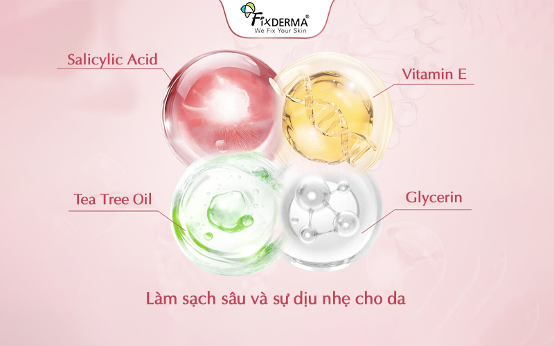 Fixderma Salyzap Soap 30g cân bằng giữa tính năng làm sạch sâu và sự dịu nhẹ cho da