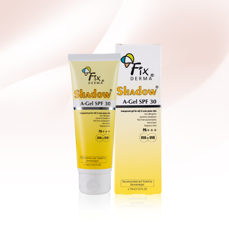 Gel Chống Nắng Cho Da Dầu Mụn Fixderma Shadow A-Gel SPF 30 Transparent Gel