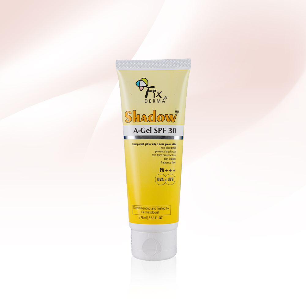 Gel Chống Nắng Cho Da Dầu Mụn Fixderma Shadow A-Gel SPF 30 Transparent Gel