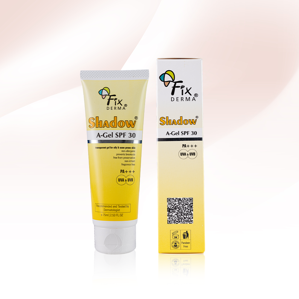 Gel Chống Nắng Cho Da Dầu Mụn Fixderma Shadow A-Gel SPF 30 Transparent Gel