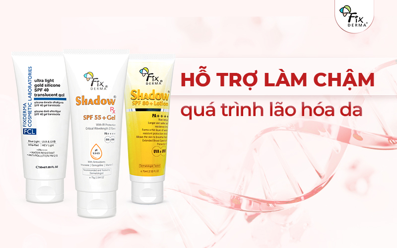 Chống nắng giúp làn da giảm sự xuất hiện của dấu hiệu lão hóa sớm