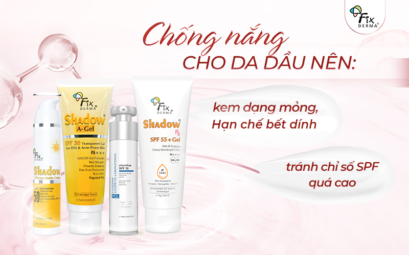Da dầu mụn cần sử dụng sản phẩm lành tính