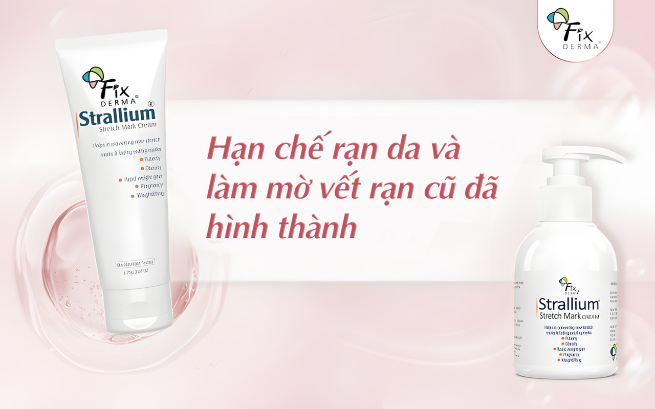 Kem dưỡng giảm rạn Fixderma Strallium Stretch Mark Cream