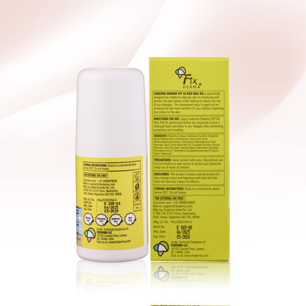 Kem chống nắng Fixderma Shadow SPF 50 Kids Roll On
