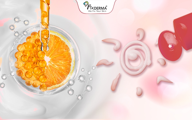 Dùng serum Vitamin C + kem chống nắng
