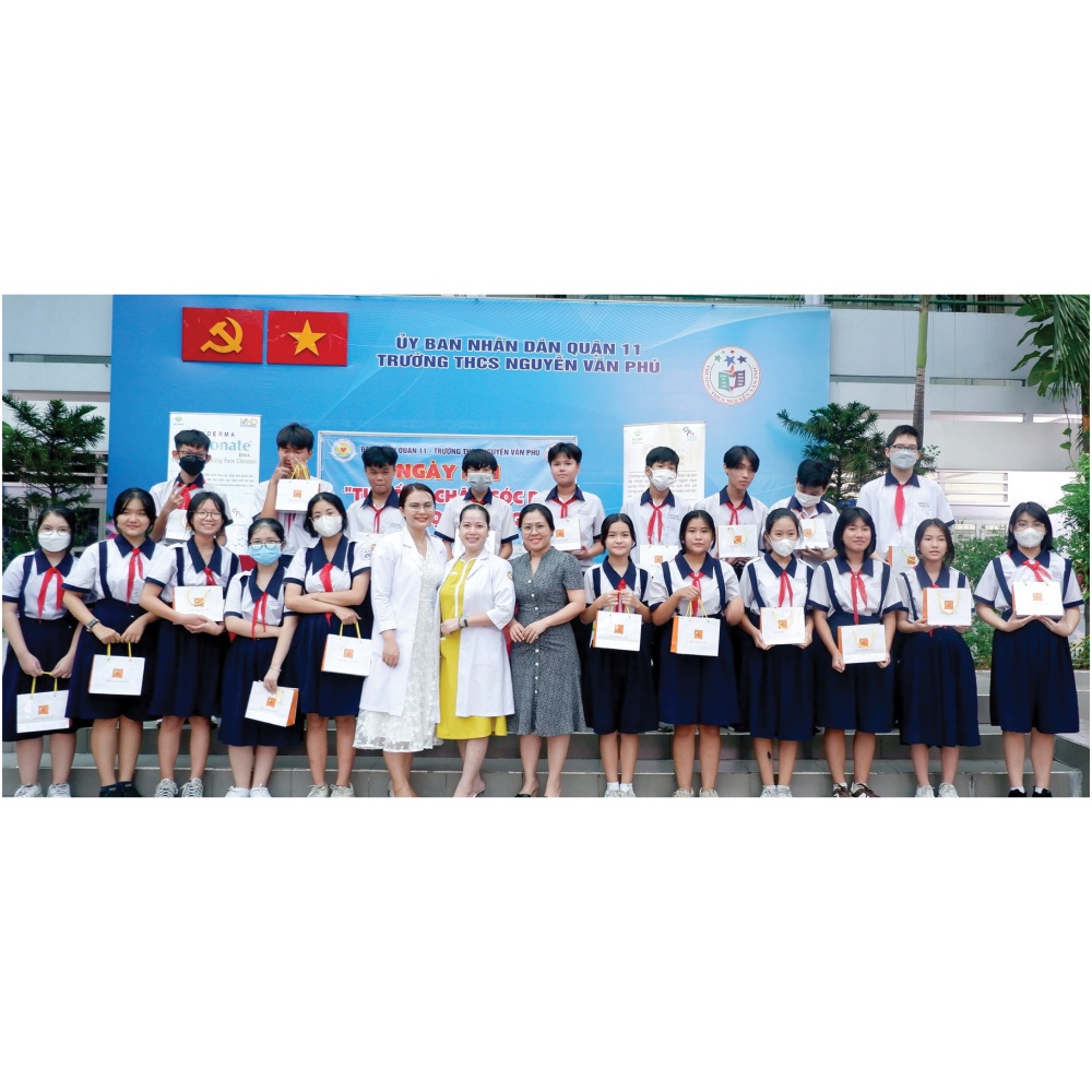 Tổ chức ngày hội “Tư vấn – chăm sóc da” Tuổi học đường