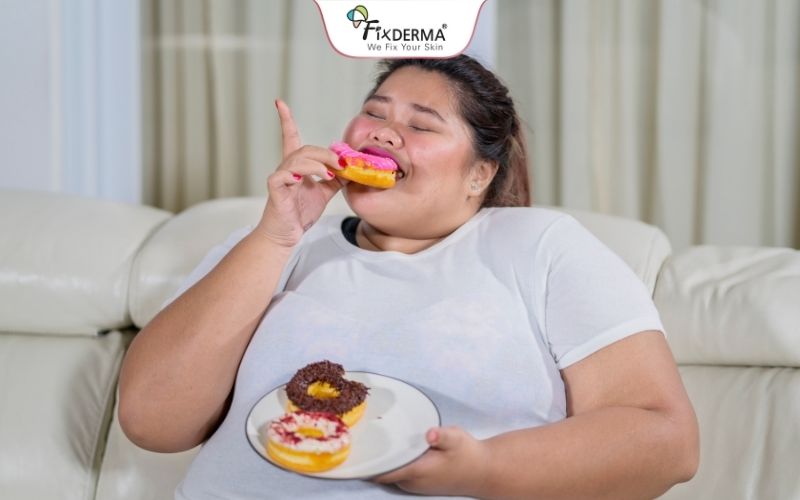 Bệnh gai đen ở người béo phì thường do cân nặng quá cỡ