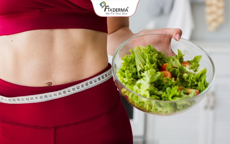 Giảm cân cải thiện gai đen