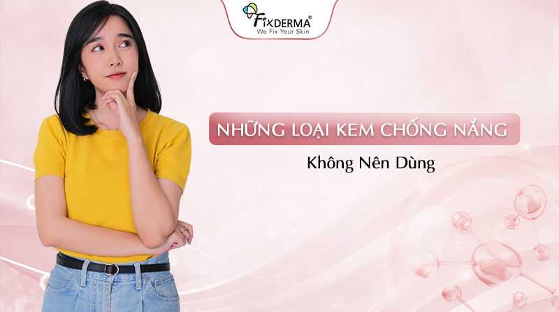 những lợi kem chống nắng không nên dùng
