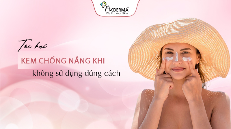 tác hại của kem chống nắng