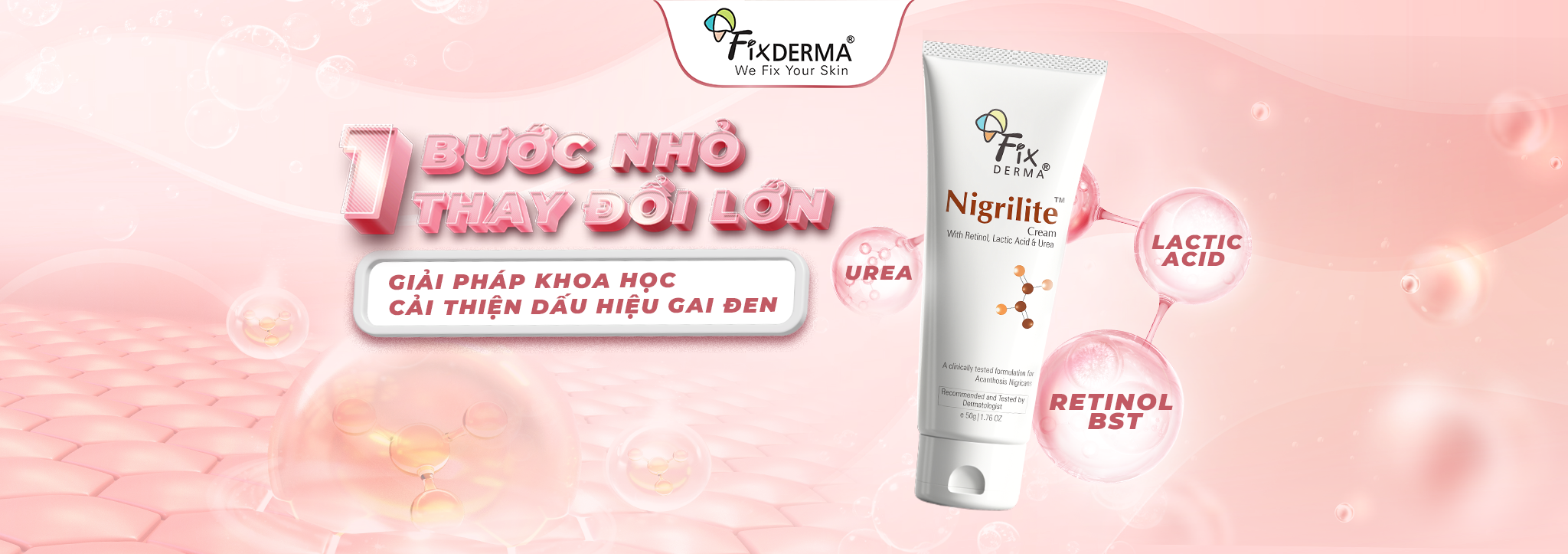 banner trang chủ của Fixderma