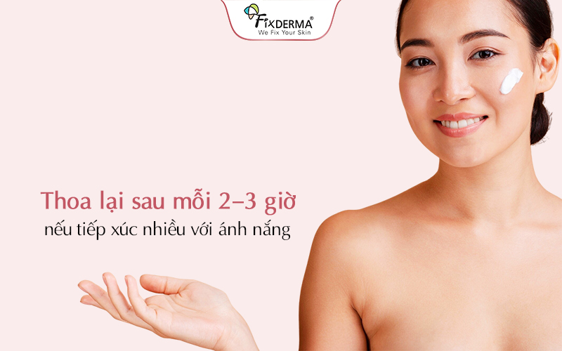 Nên sử dụng kem chống nắng thường xuyên