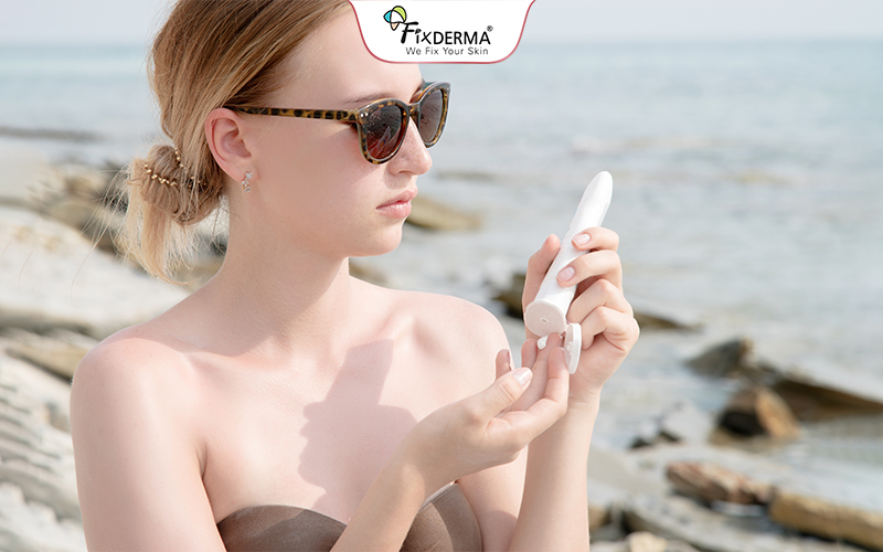 Kem chống nắng có tác dụng bảo vệ da trước các tác hại của tia UVA, UVB và UVC