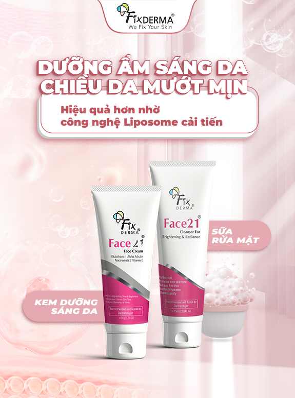 Dưỡng ẩm sáng da cùng Fixderma