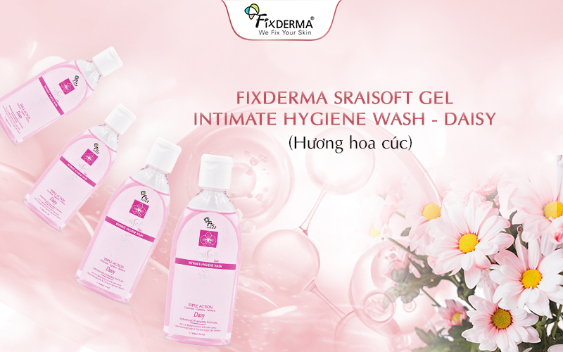 Gel vệ sinh phụ nữ Fixderma Sraisoft Gel Intimate Hygiene Wash – Daisy (Mùi Hoa Cúc)