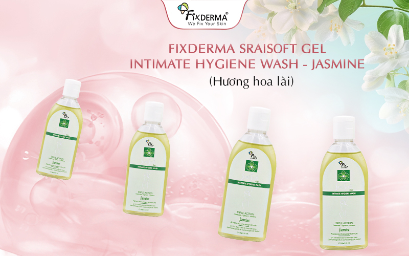 Gel vệ sinh phụ nữ Fixderma Sraisoft Gel Intimate Hygiene Wash – Jasmine (Mùi Hoa Lài)