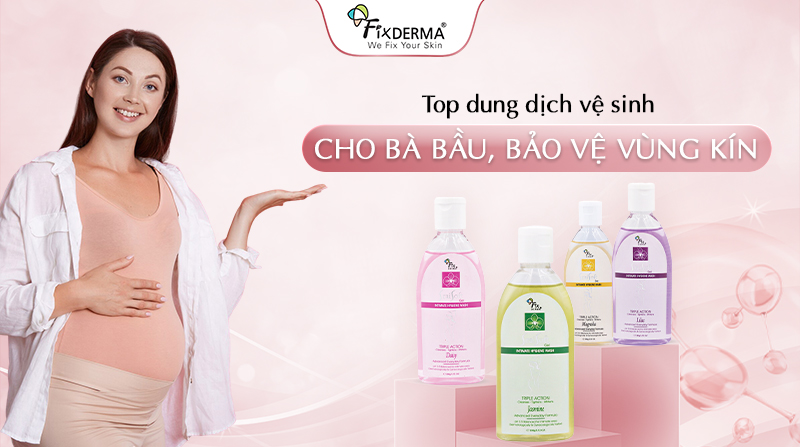 dung dịch vệ sinh cho bà bầu