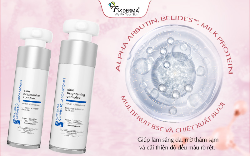 Thành phần kem dưỡng FCL Skin Brightening Complex