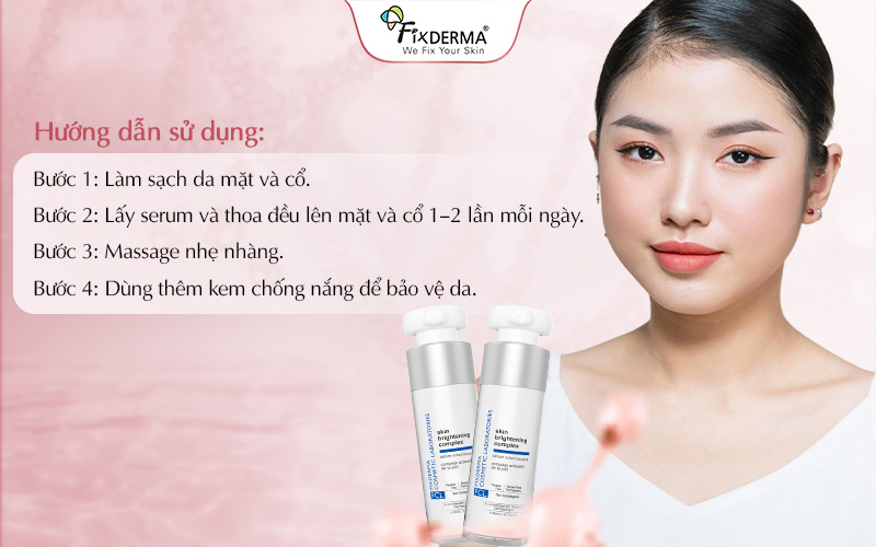 Hướng dẫn sử dụng FCL Skin Brightening Complex
