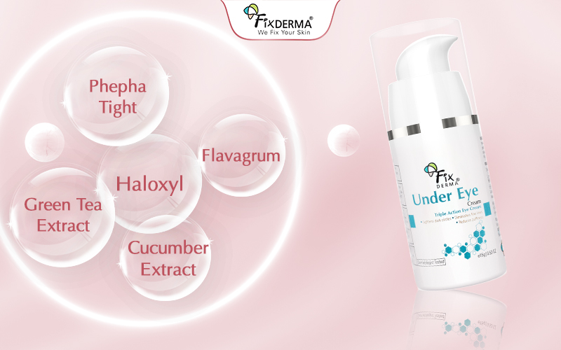Thành phần kem dưỡng Fixderma Under Eye Cream