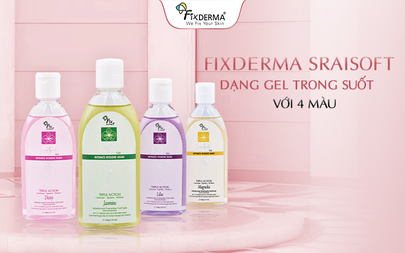 Kết cấu của dung dịch vệ sinh phụ nữ Fixderma