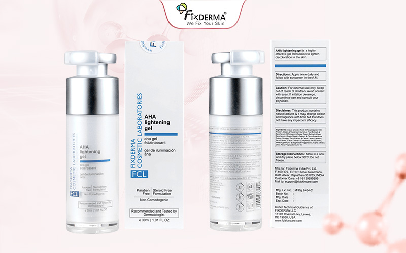 Bao bì thiết kế FCL AHA Lightening Gel