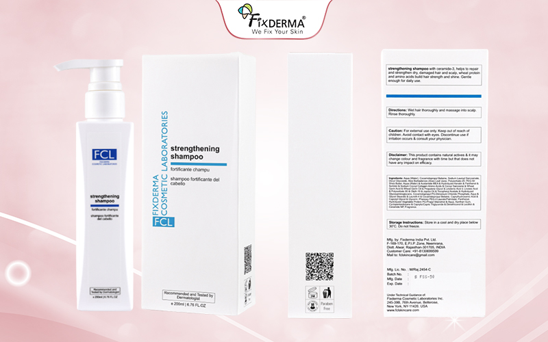 Bao bì thiết kế FCL Strengthening Shampoo