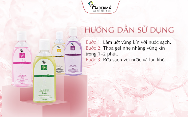 Hướng dẫn sử dụng dung dịch vệ sinh phụ nữ đúng cách