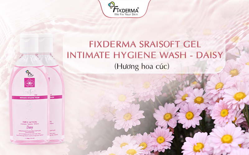 Gel vệ sinh Fixderma Sraisoft Gel Intimate Hygiene Wash – Daisy (Mùi Hoa Cúc)