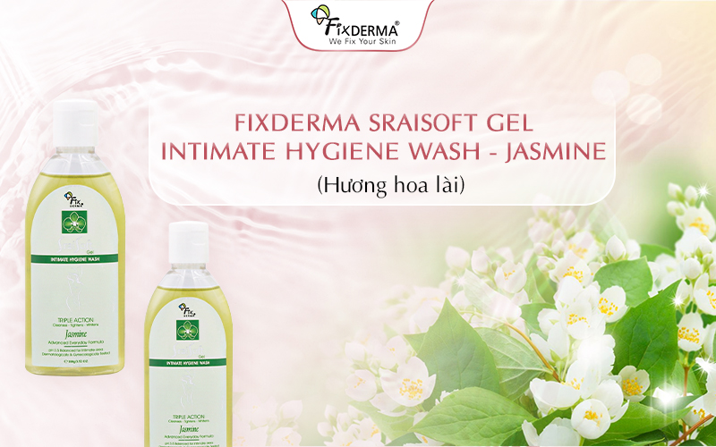 Gel vệ sinh Fixderma Sraisoft Gel Intimate Hygiene Wash – Jasmine (Mùi Hoa Lài)