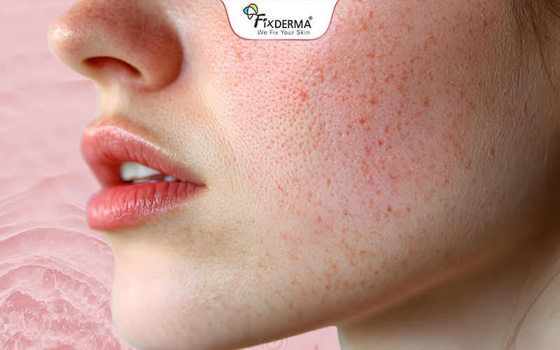 Dùng dung dịch vệ sinh phụ nữ cho da mặt có thể làm tăng nguy cơ da bị kích ứng