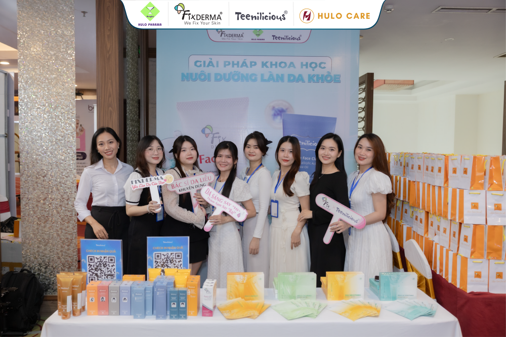 FIXDERMA x TEENILICIOUS x HULO CARE ĐỒNG HÀNH CÙNG HỘI NGHỊ KHOA HỌC DA LIỄU THẨM MỸ TP. CẦN THƠ LẦN VII
