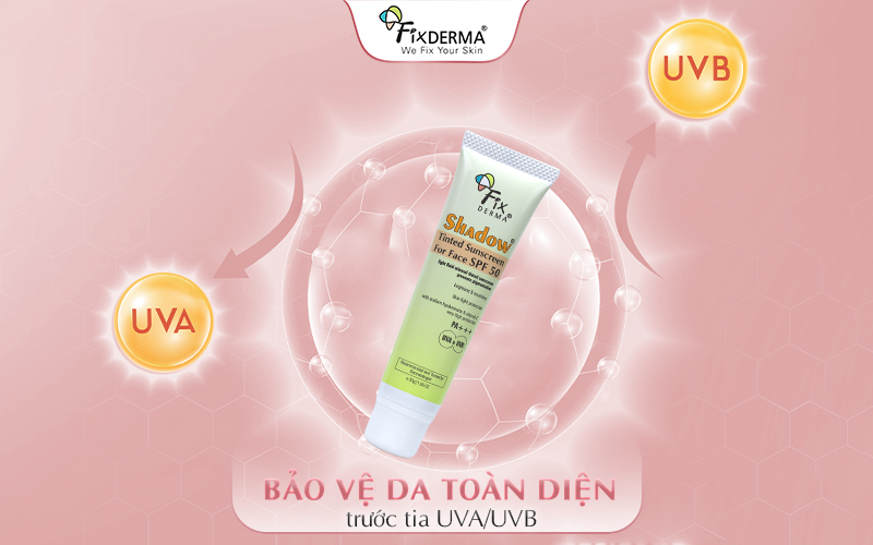 Bảo vệ da toàn diện trước tia UVA/UVB