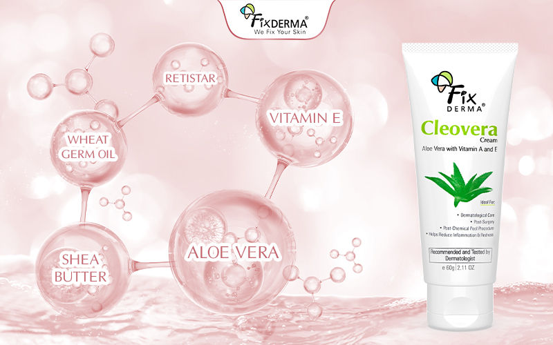 Thành phần kem dưỡng ẩm Fixderma Cleovera Cream