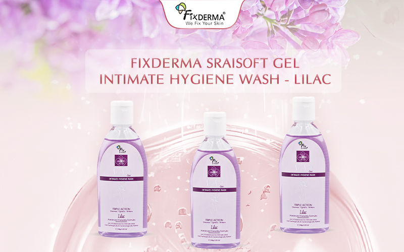Fixderma Sraisoft Gel Intimate Hygiene Wash – Lilac (Mùi Tử Đinh Hương)