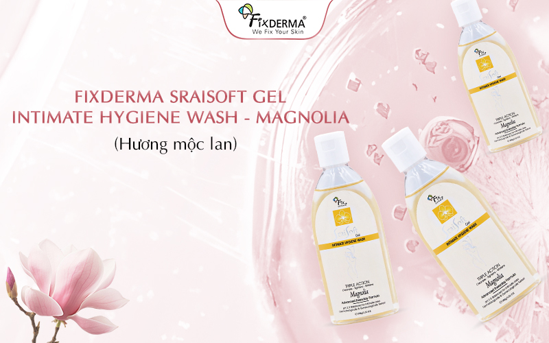 Fixderma Sraisoft Gel Intimate Hygiene Wash – Magnolia (Mùi Mộc Lan)