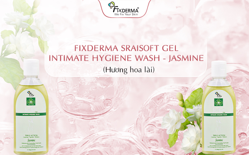 Fixderma Sraisoft Gel Intimate Hygiene Wash – Jasmine (Mùi Hoa Lài)