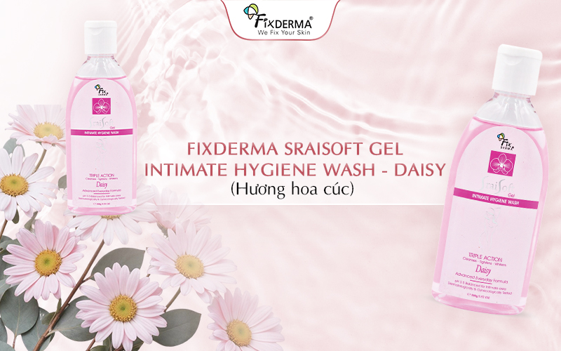 Fixderma Sraisoft Gel Intimate Hygiene Wash – Daisy (Mùi Hoa Cúc)