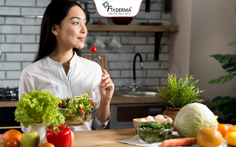 Ăn uống khoa học giúp tăng cường hàng rào bảo vệ da